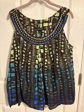 😍Lane Bryant Boho Cotton Tank Top Size 20